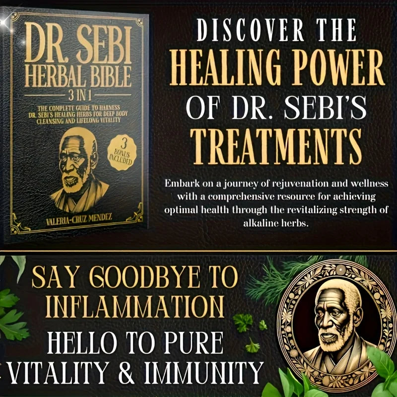 Dr. Sebi Herbal Bible 3-in-1